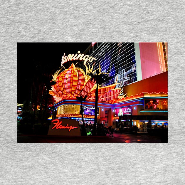 Flamingo Las Vegas Hotel Neon Lights America by AndyEvansPhotos